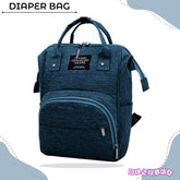 Easy to Carry Diaper Bag for Mother (Texturedblue)